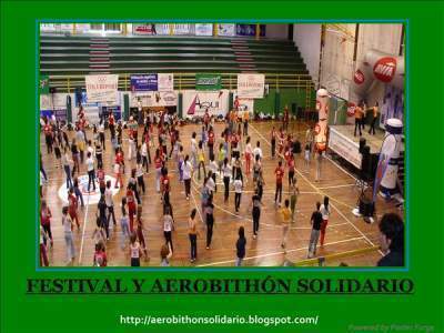 Festival de grupos y aerobithón solidario